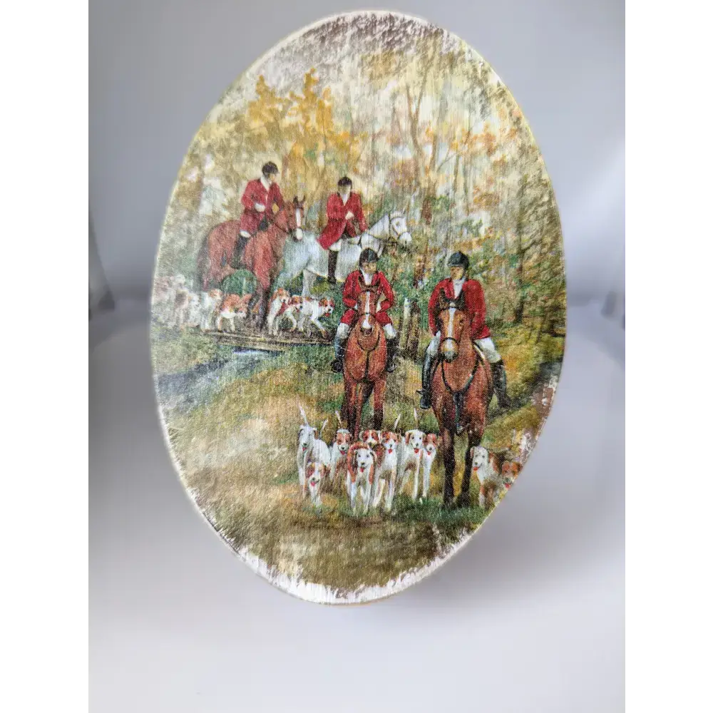 Silver Steed Jewellery Oval Boxes Hunting Team Miscellaneous