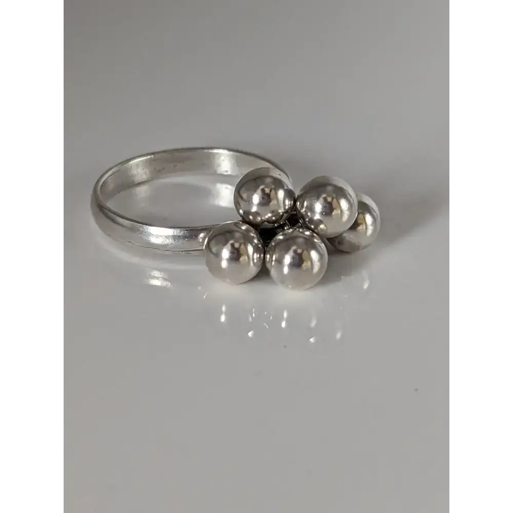 Silver Steed Jiggly Balls Silver Ring S Rings