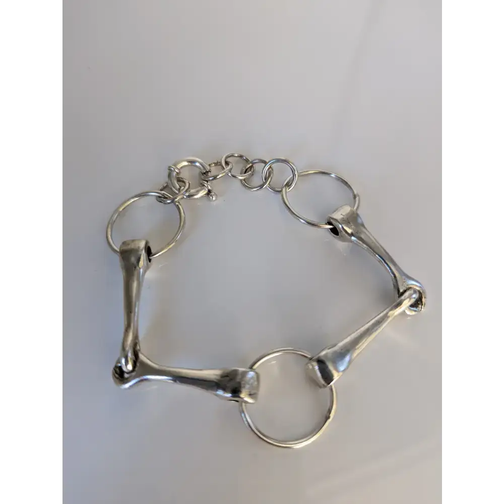 Silver Steed Large All About Snaffle Bracelet 3 Bracelets