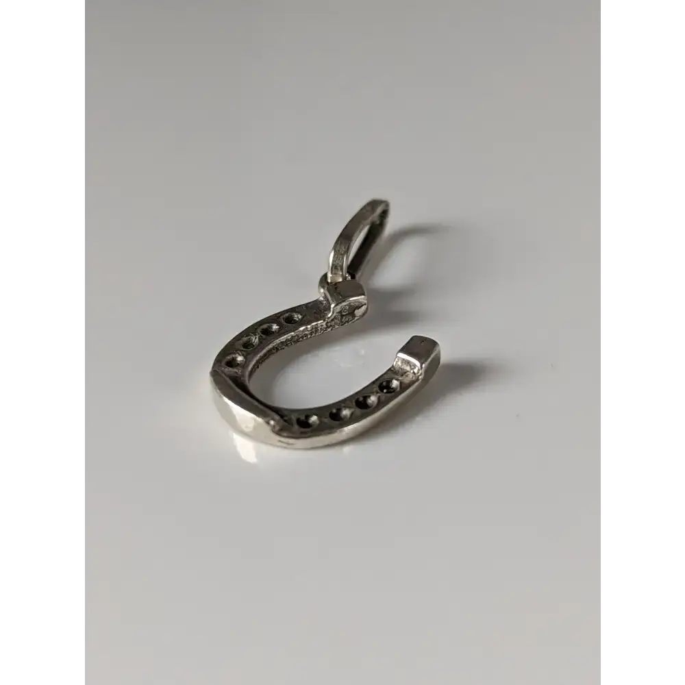 Silver Steed Lucky Horseshoe Silver Pendant A Pendant