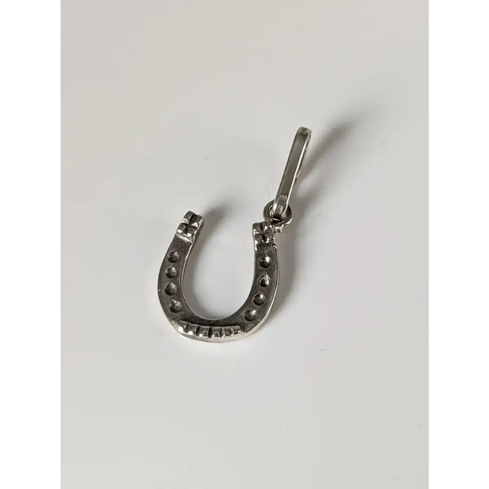 Silver Steed Lucky Horseshoe Silver Pendant A Pendant