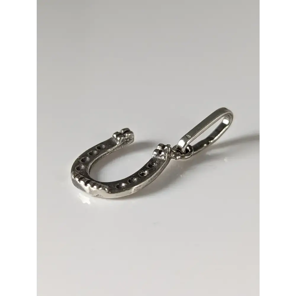 Silver Steed Lucky Horseshoe Silver Pendant A Pendant
