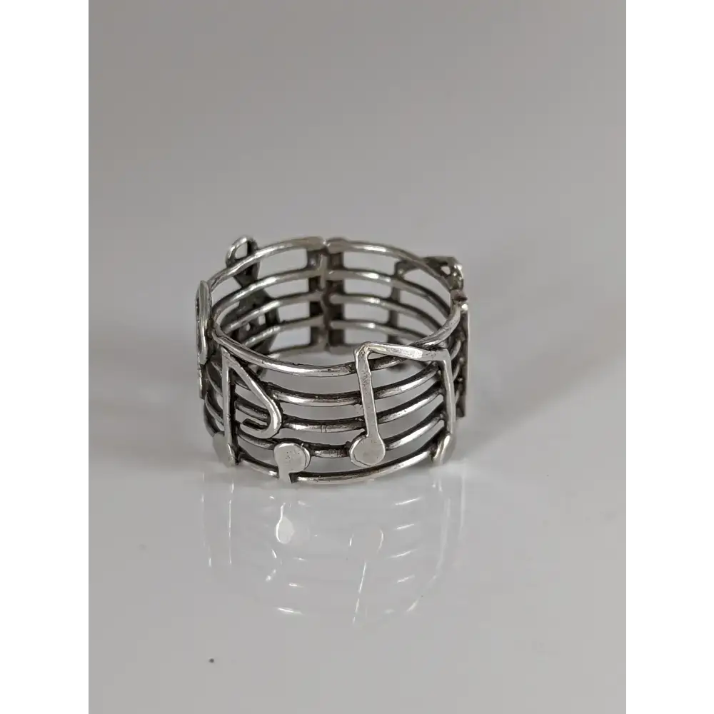 Silver Steed Music Notes Band P