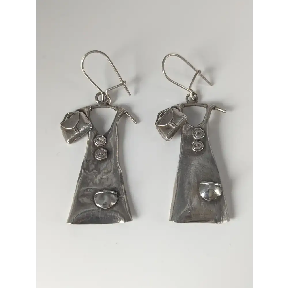 Silver Steed Outfit Dropped Earrings Earrings