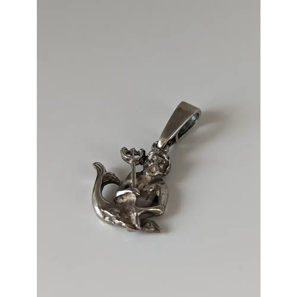 Silver Steed Poseidon Silver Pendant Charms