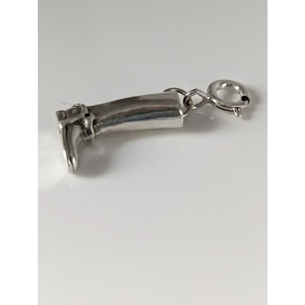 Silver Steed Riding Boot Silver Charm Charms