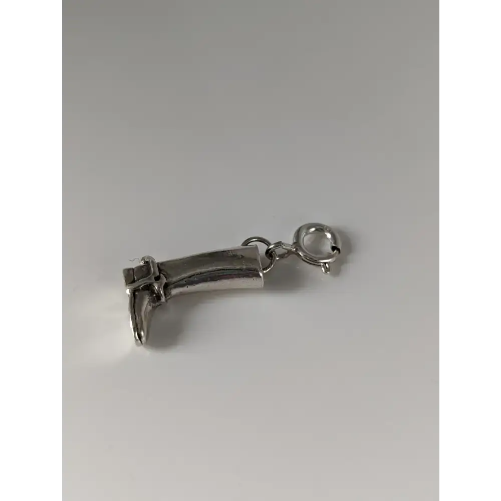 Silver Steed Riding Boot Silver Charm Charms