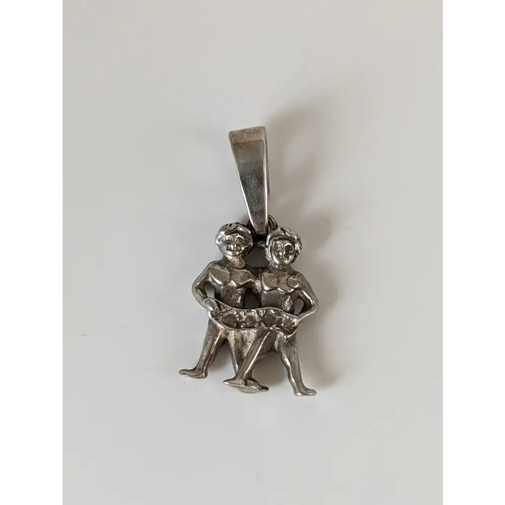 Silver Steed Romans Twins Silver Pendant Charms