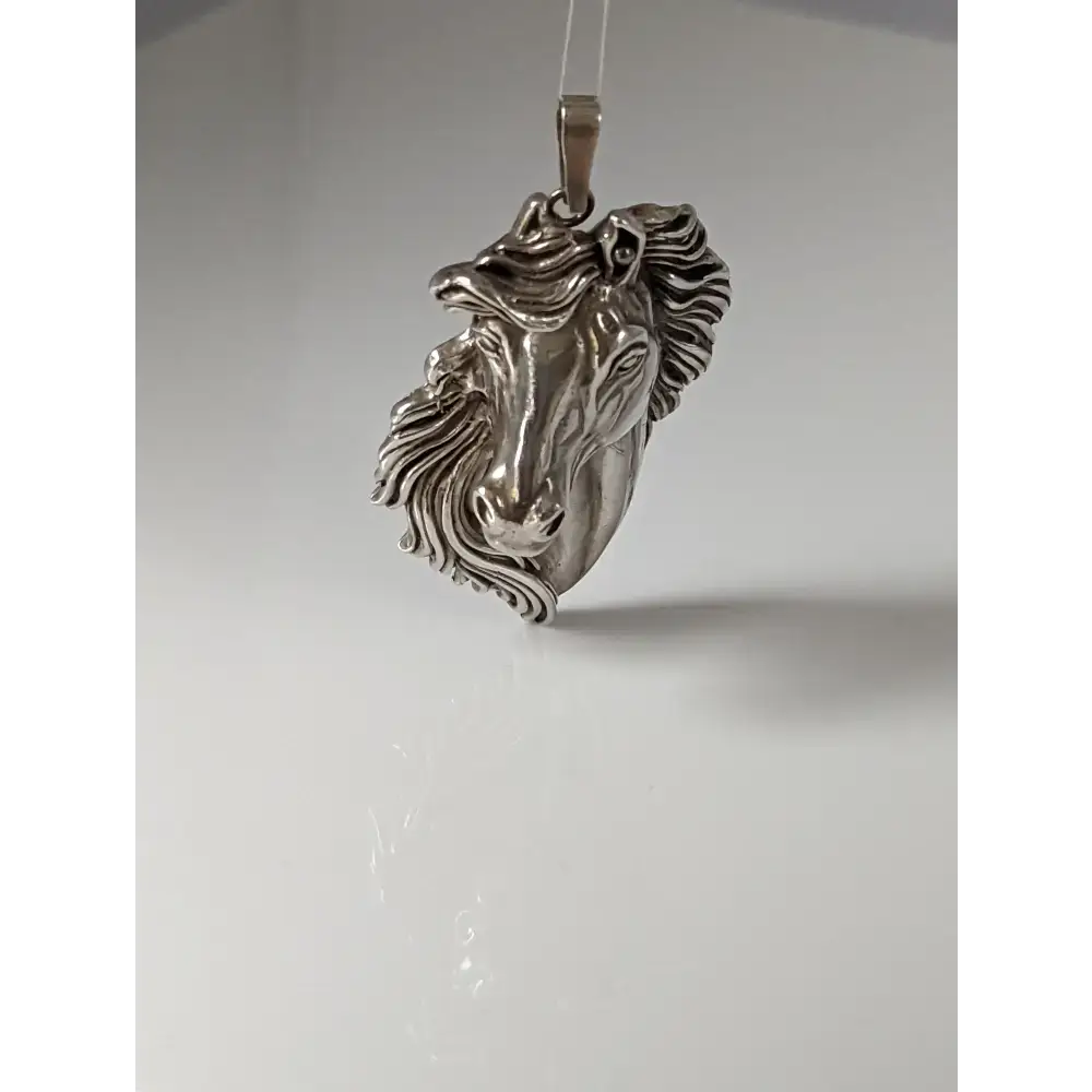 Silver Steed Signature Horse head Pendant pendant