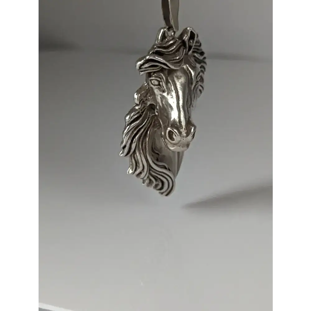 Silver Steed Signature Horse head Pendant pendant
