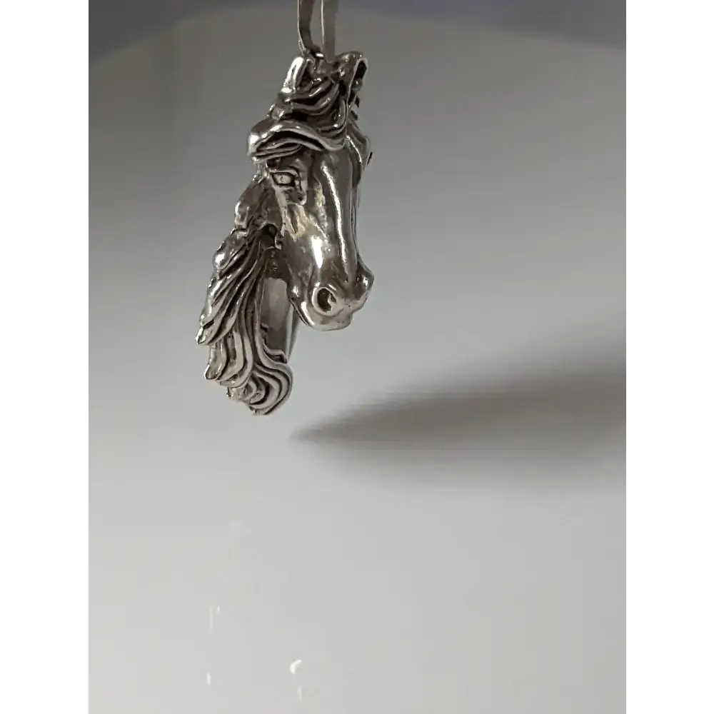 Silver Steed Signature Horse head Pendant pendant