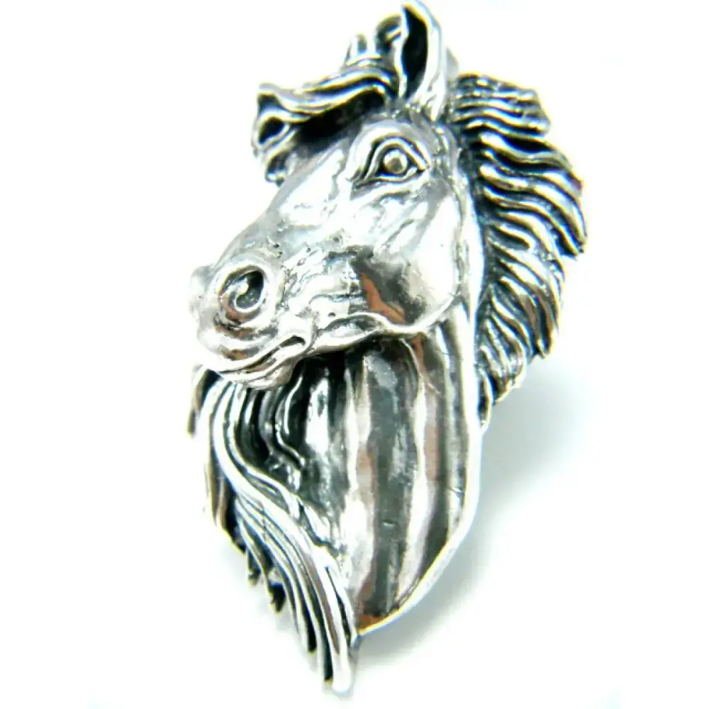 Silver Steed Signature Horse head Pendant pendant