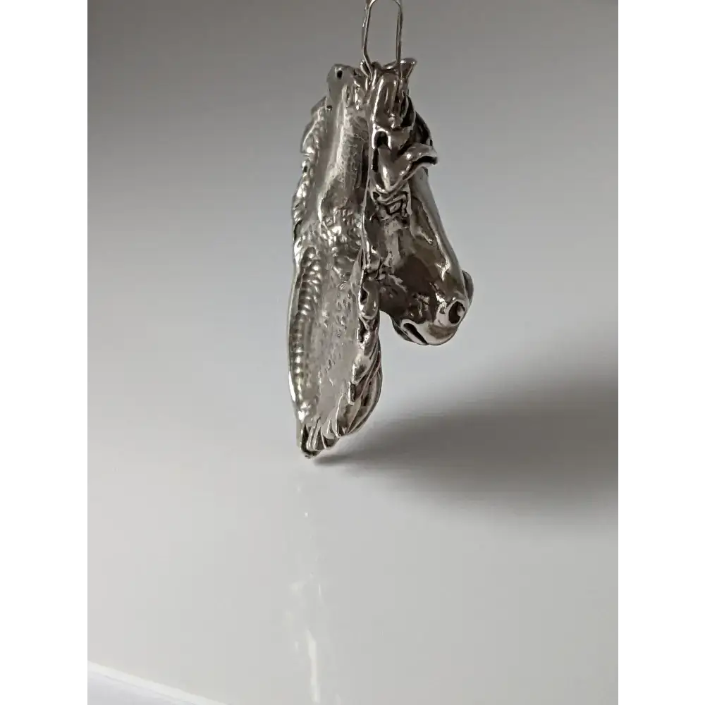 Silver Steed Signature Horse head Pendant pendant