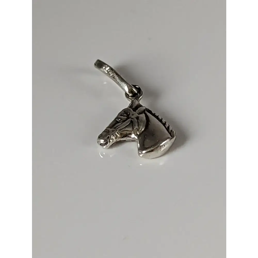Silver Steed Small Horse Head Silver Pendant Pendant