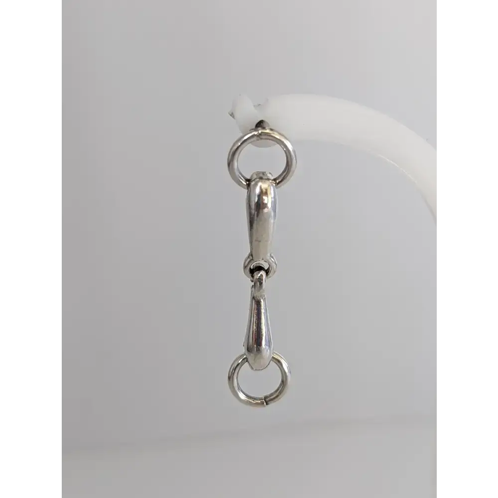 Silver Steed Snaffle Bit Stud Earrings Silver Earrings