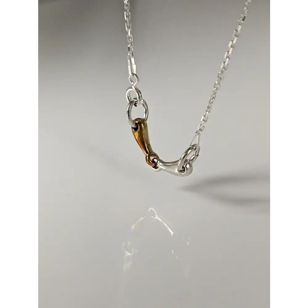 Silver Steed Snaffle Necklace Bronze/Silver Necklaces