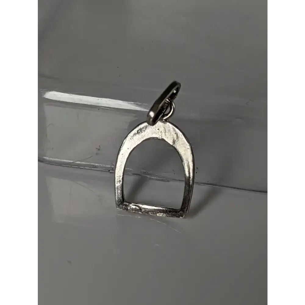 Silver Steed Stirrup Silver Pendant Pendant
