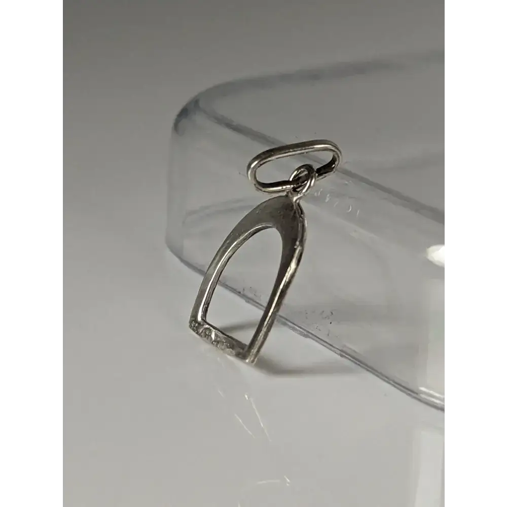 Silver Steed Stirrup Silver Pendant Pendant