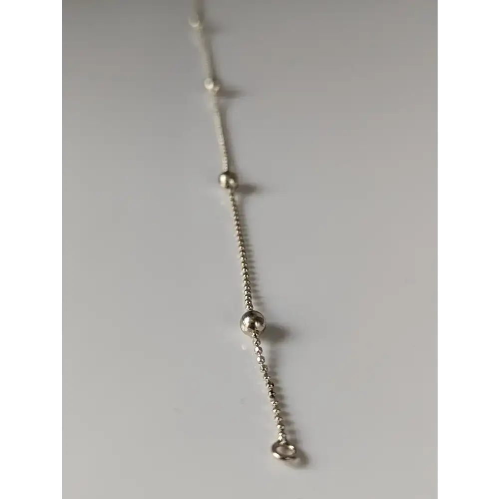 Silver Steed Studded Ball Chain Silver Bracelet 18.5CM Bracelets