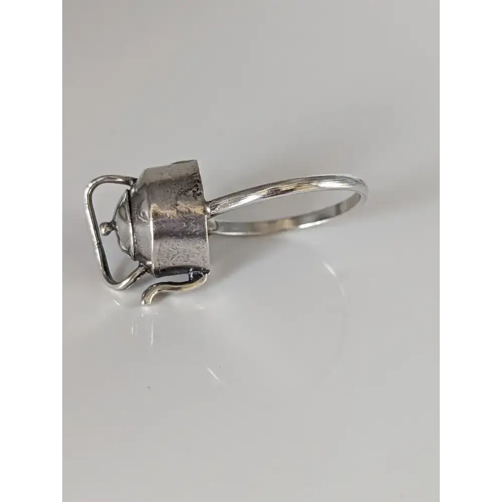 Silver Steed Teapot Silver Ring P Rings