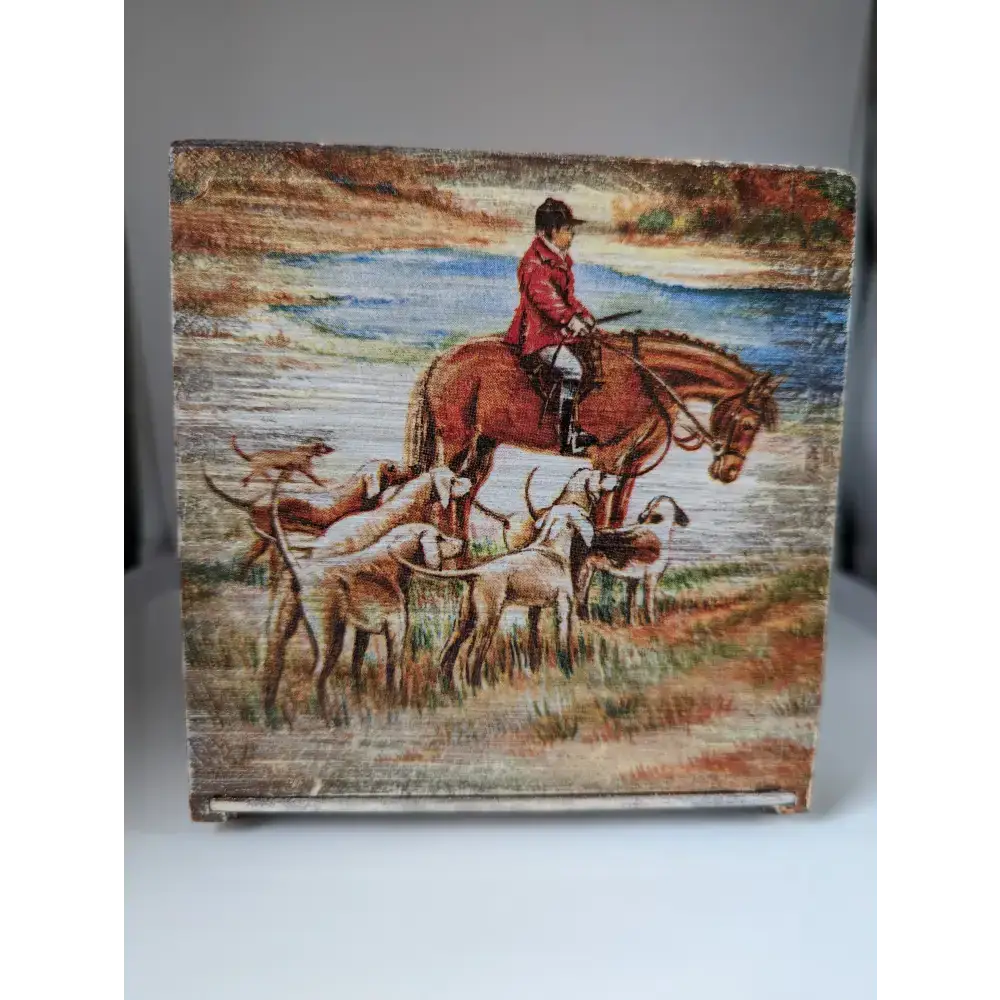 Silver Steed Tissue Boxes Hunting Miscellaneous