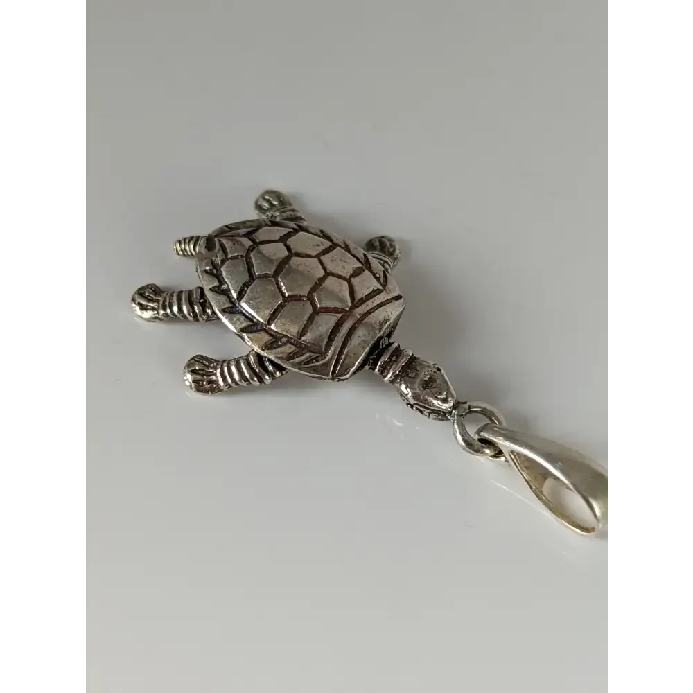 Silver Steed Tortoise Silver Pendant Pendant