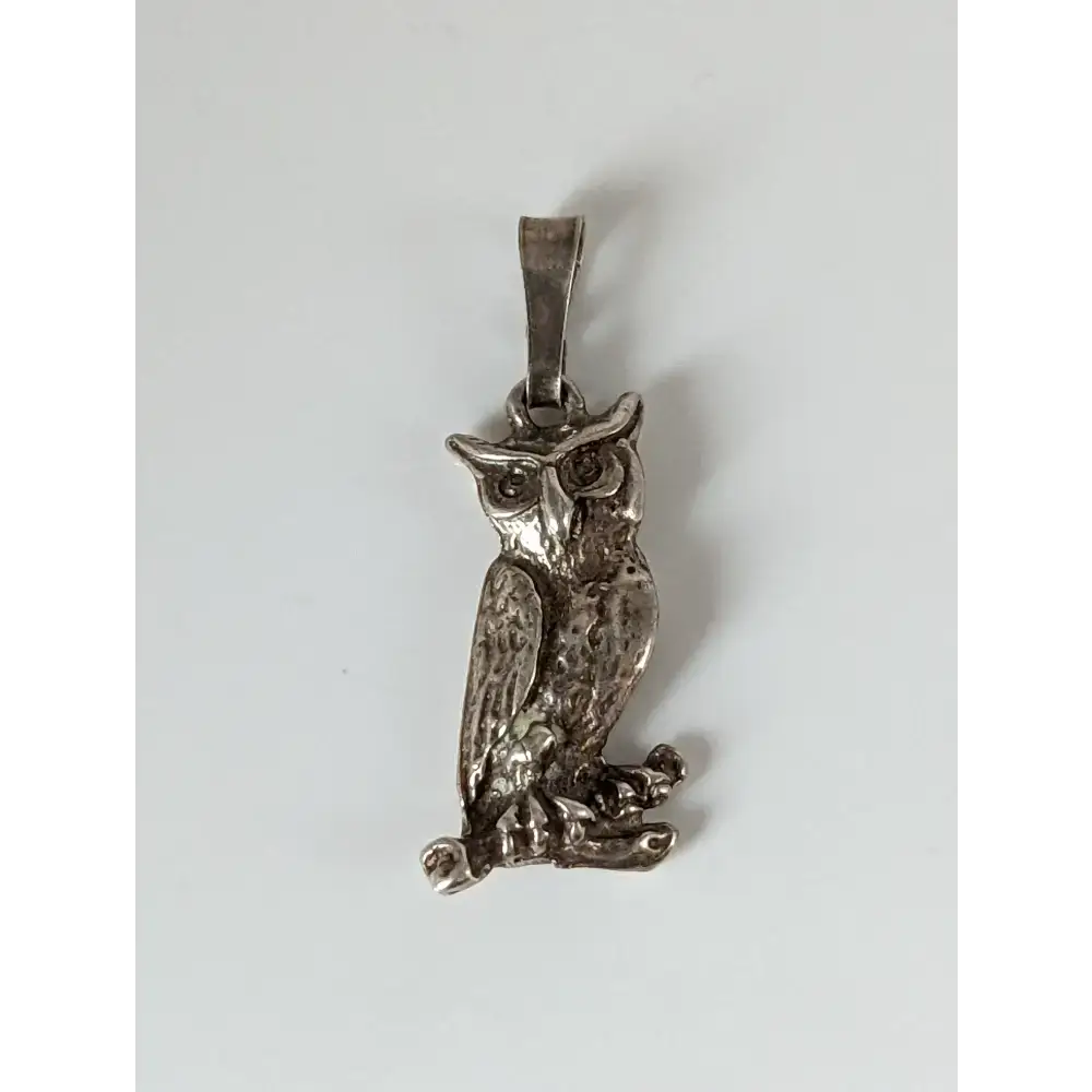 Silver Steed Wise Owl Silver Pendant Pendant
