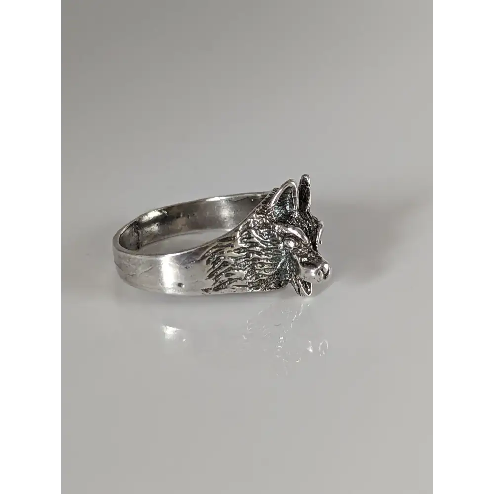 Silver Steed Wolf Silver Ring T Rings