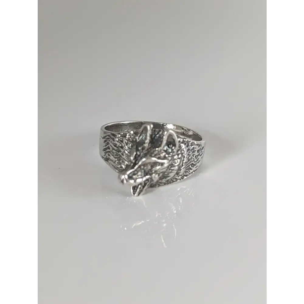 Silver Steed Wolf Silver Ring T Rings