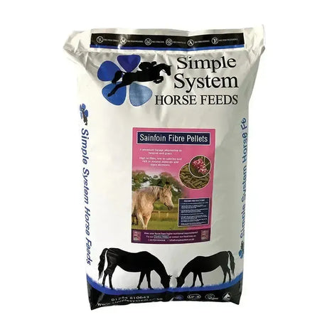 Simple System Horse Feeds Sainfoin FIBRE Pellets Horse Feeds