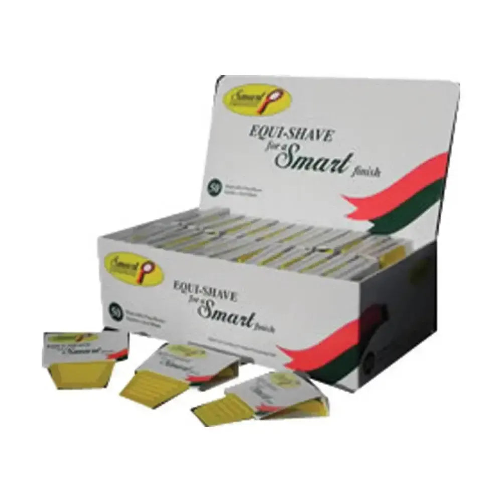 Smart Grooming Equi-shave Box Of 50 Trimmer Blades