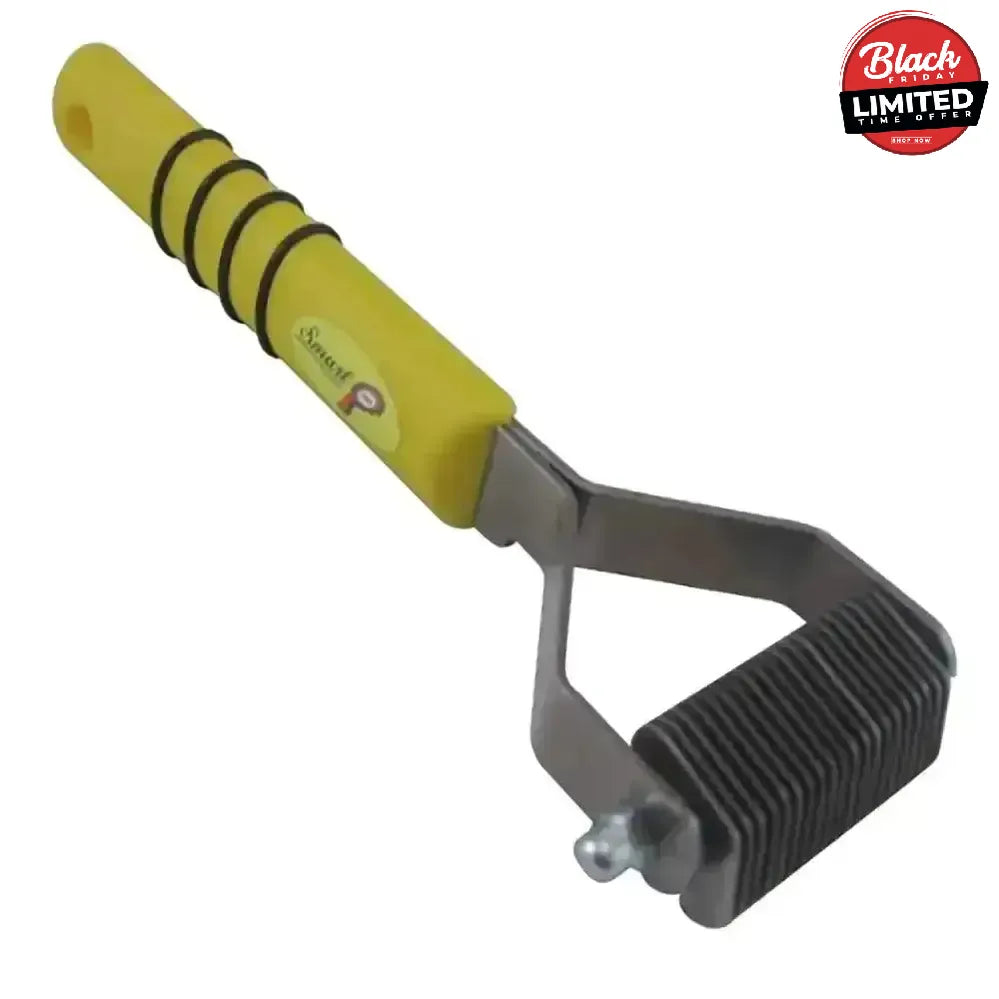 Smart Tails Yellow Handle Humane Mane and Tail Thinners Super Fine Horse Clipping & Trimming