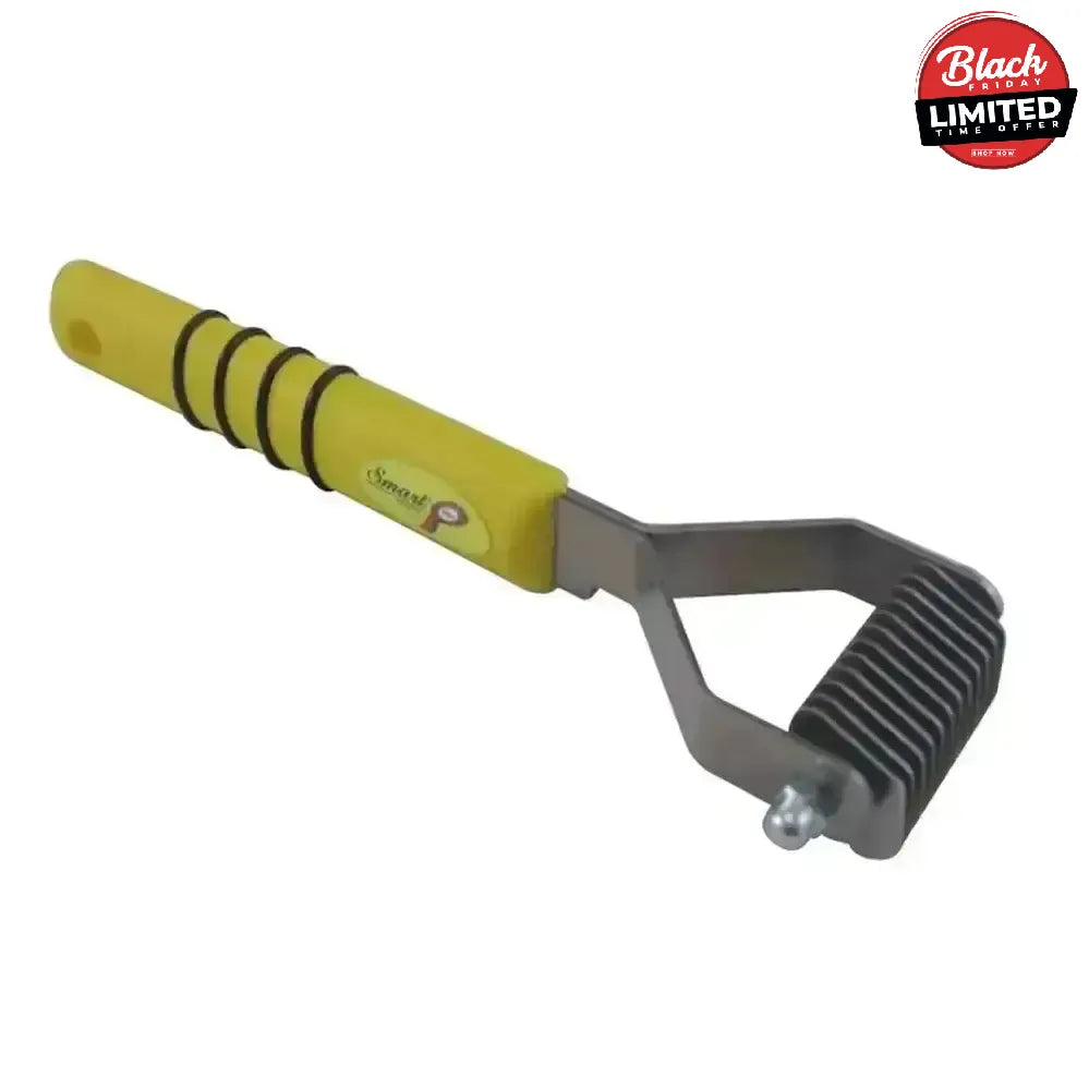 Smart Tails Yellow Handle Humane Mane and Tail Thinners Super Fine Horse Clipping & Trimming