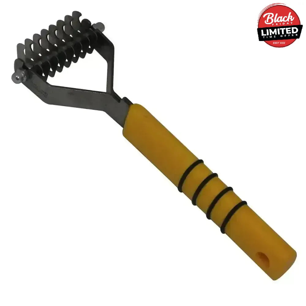 Smart Tails Yellow Handle Humane Mane and Tail Thinners Super Fine Horse Clipping & Trimming