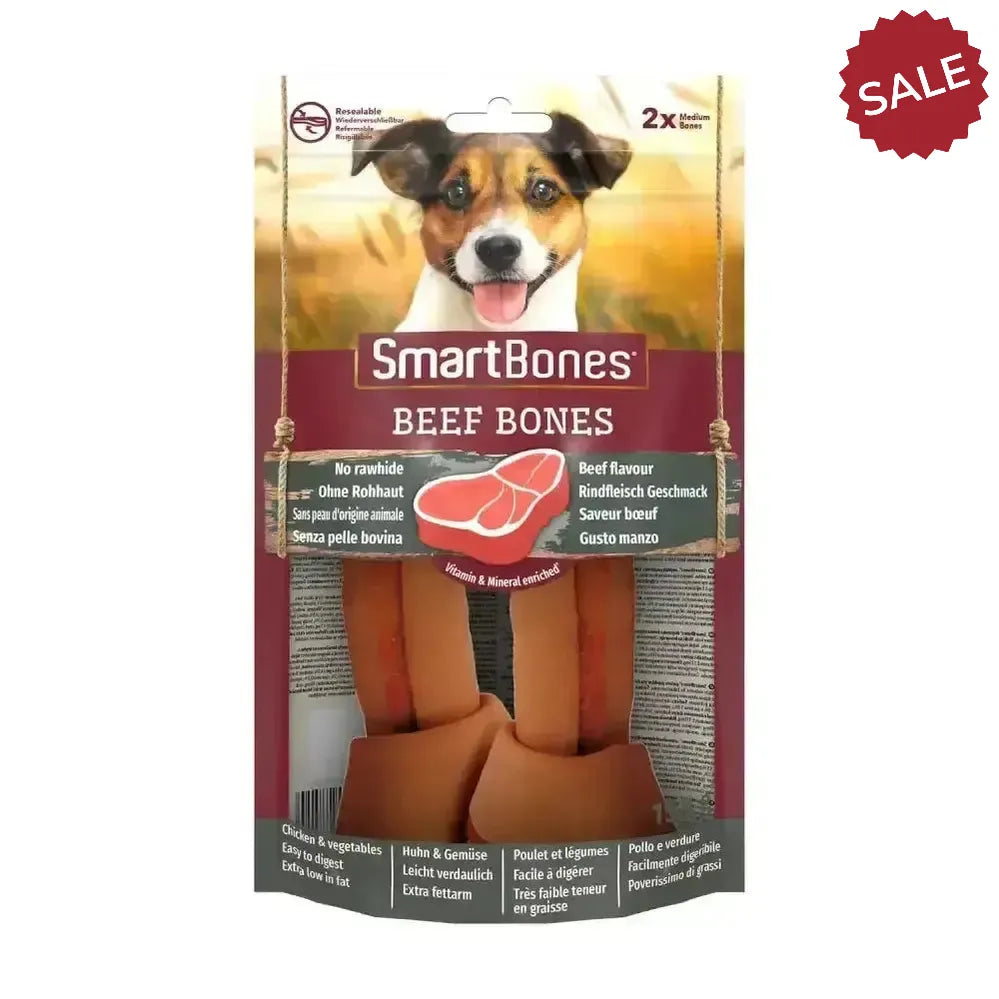 Smartbones Beef Bones Mini Dog Treats