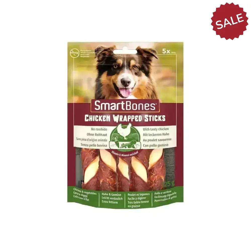 Smartbones Chicken Wrapped Sticks Medium Dog Treats