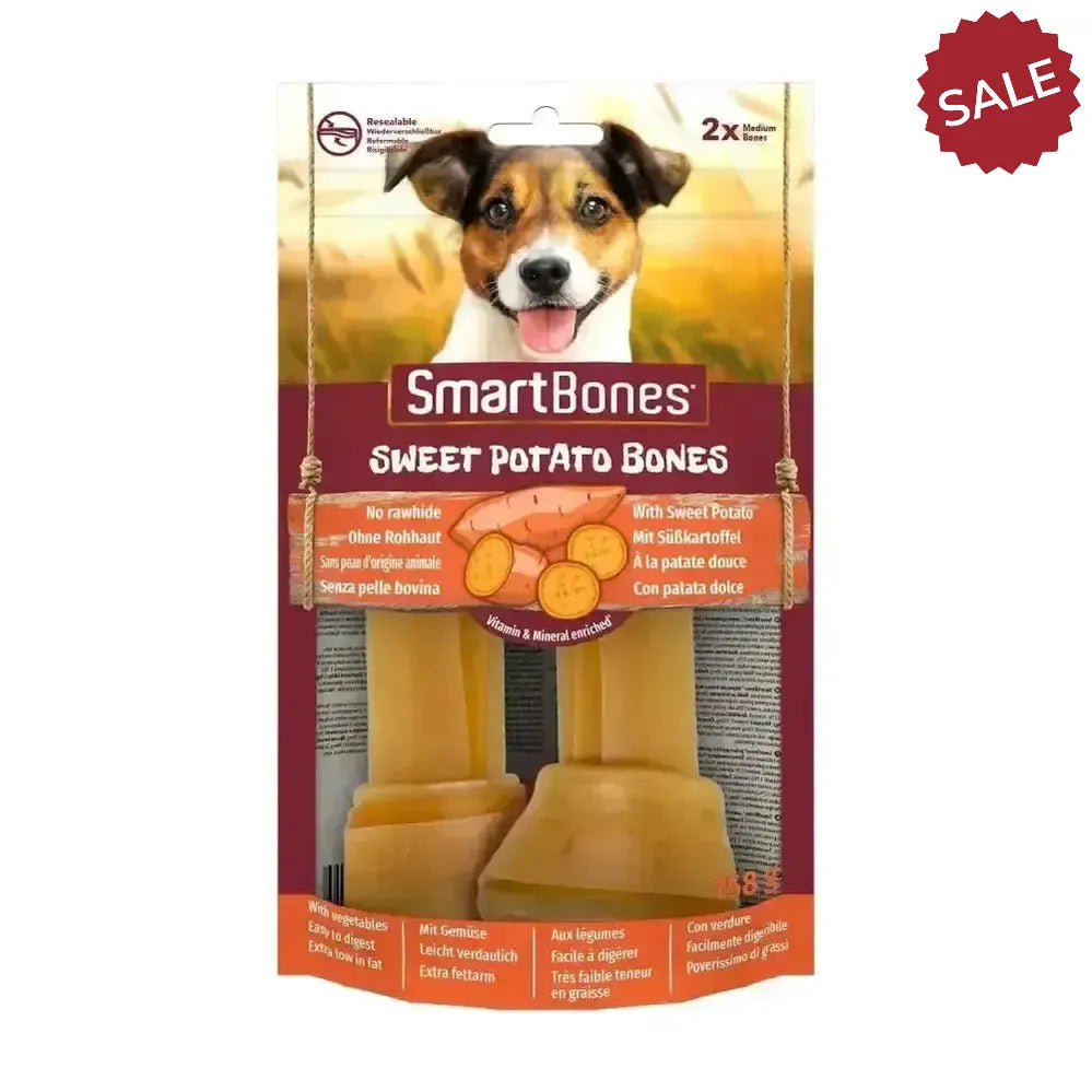 Smartbones Sweet Potato Bones Mini Dog Treats