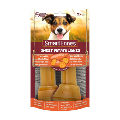 Smartbones Sweet Potato Bones Medium Barnstaple Equestrian Supplies