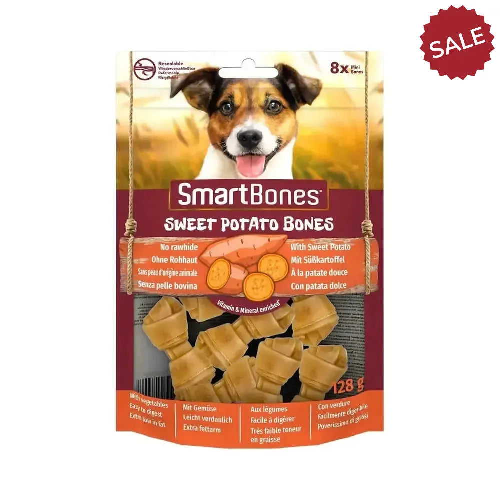 Smartbones Sweet Potato Bones Mini Dog Treats