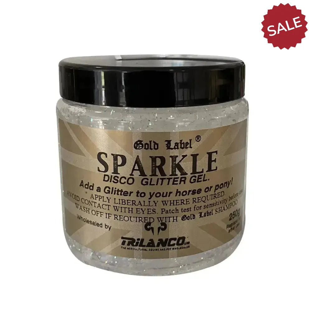 Sparkle Glitter Gel Gold Label Silver Showing & Plaiting