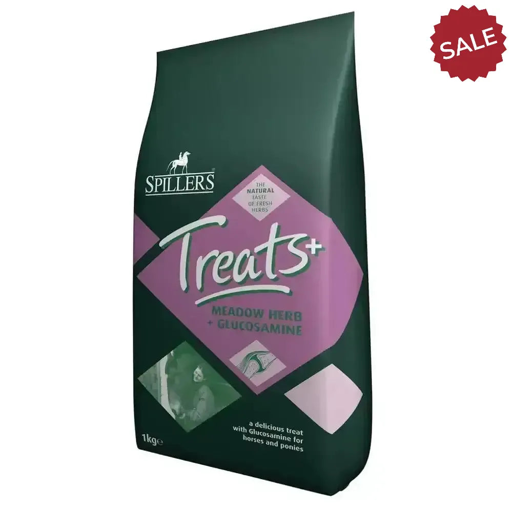 Spillers Meadow Herb + Glucosamine Horse Treats Bulk Buy 8 x 1kg 8 X 1kg Bags Horse Treats