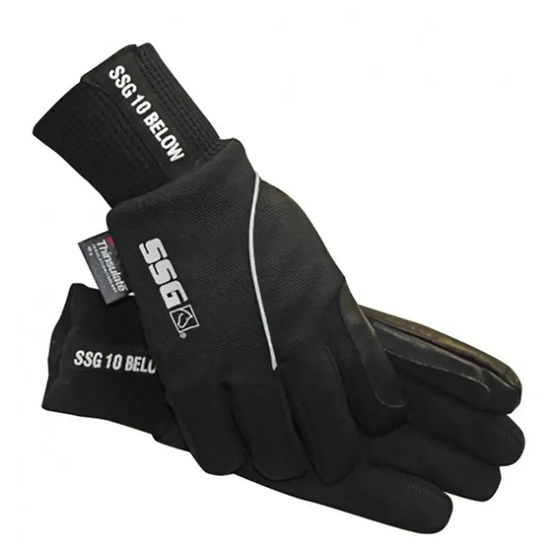 SSG 10 Below Waterproof Riding Glove Style 6400 Black Small 5/6 Riding Gloves