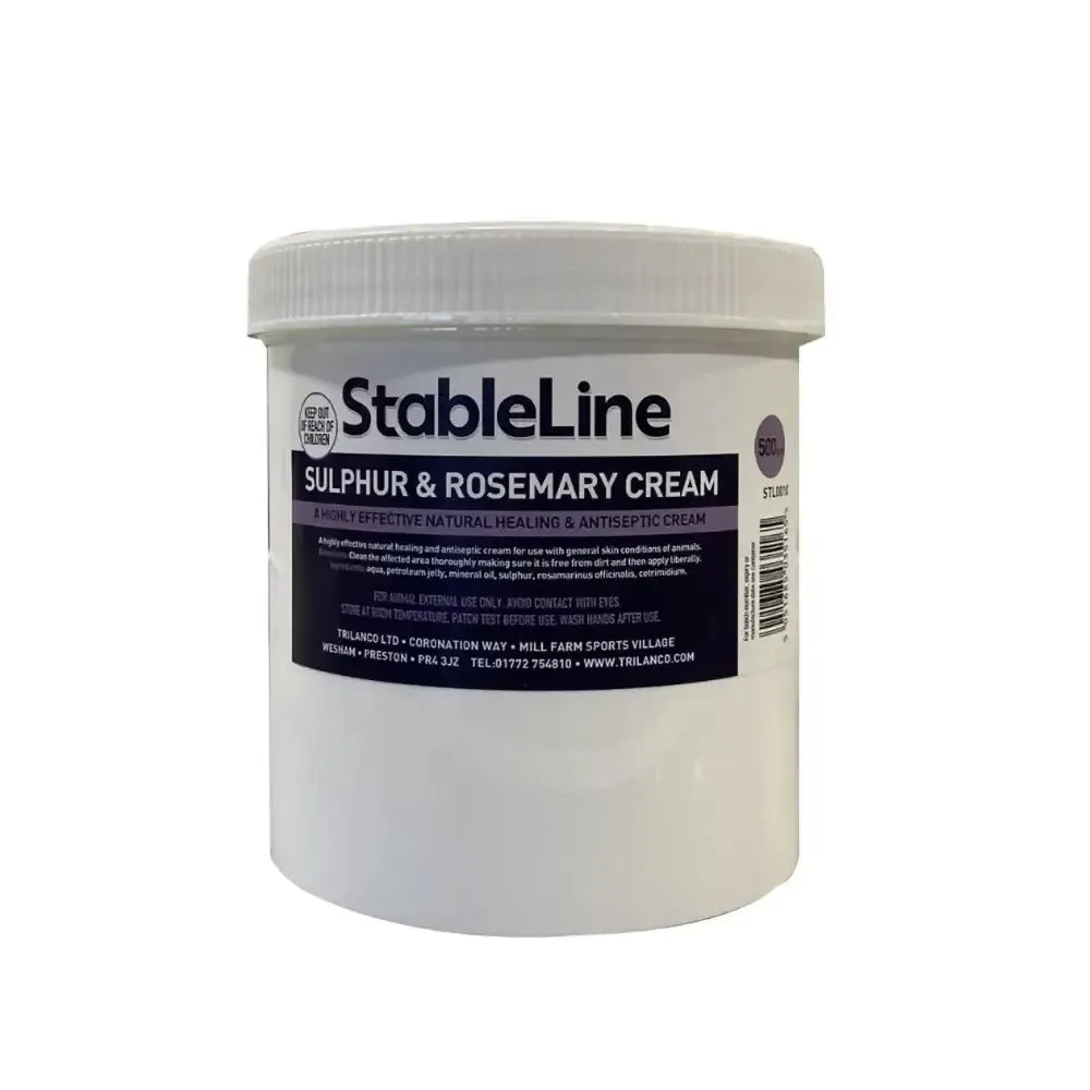 Stableline Sulphur & Rosemary Cream 500g Skin Care Creams