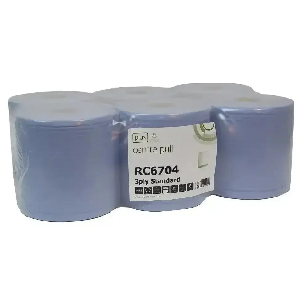 Standard C/Pullrolls 3-Ply Blue 6 ROLLS Stable Accessories