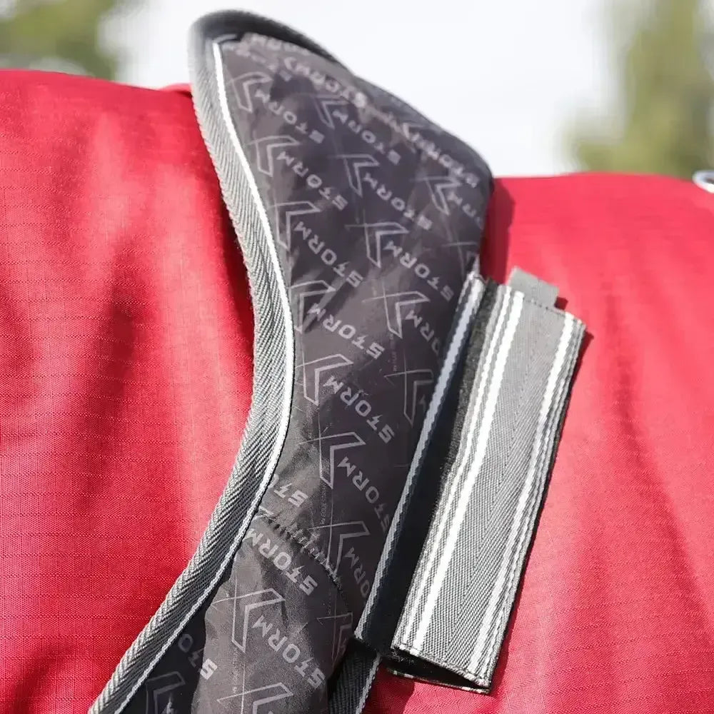 StormX Empra 200 Turnout Rug with Detachable Neck Burgundy 4'6" Turnout Rugs