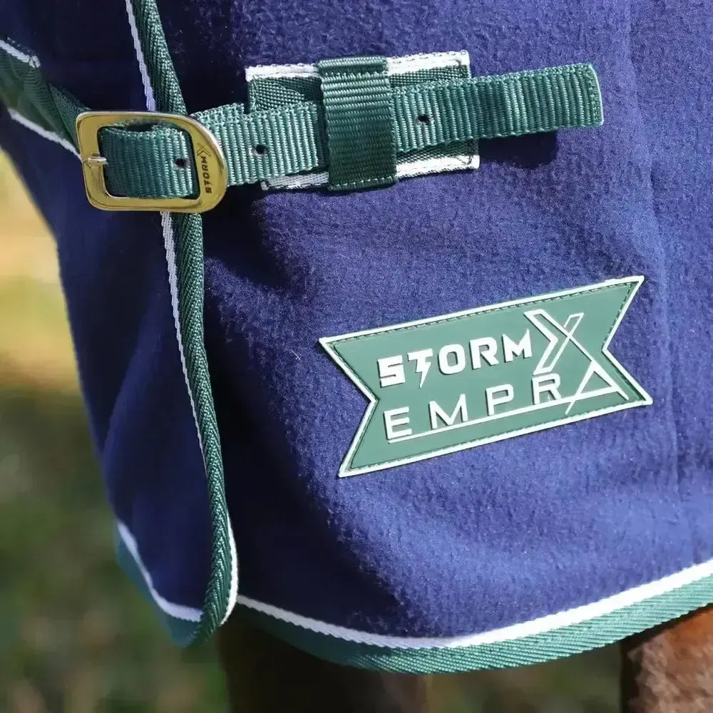 StormX Empra Opulence Fleece Rug Navy 5'3" Fleece Rugs