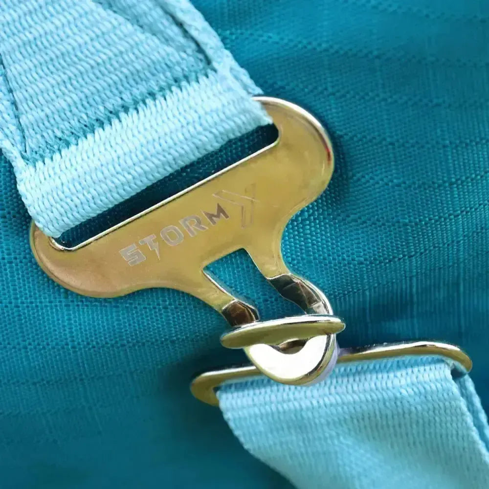 StormX Original Ay Up Duck 50g Turnout Rug Blue/Turquoise 4'6" Turnout Rugs