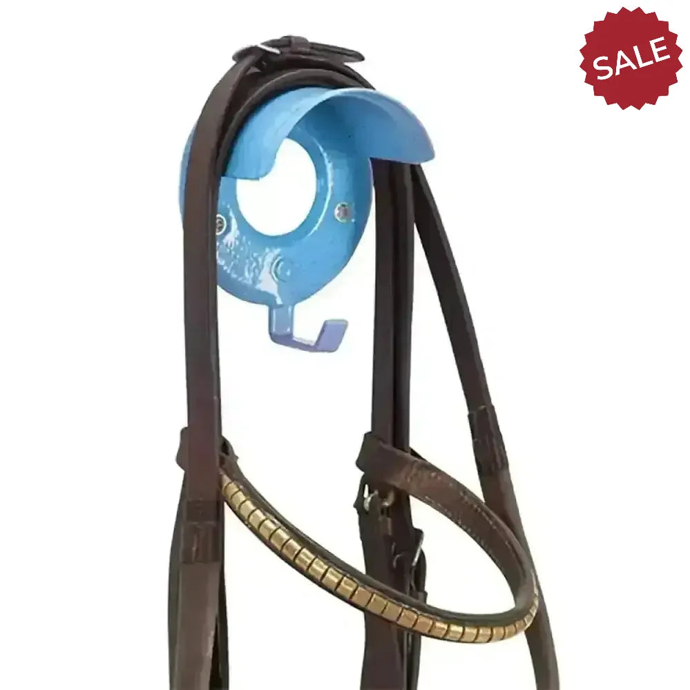 Stubbs Bridle Brackets with Hooks Grey Bridle Hooks