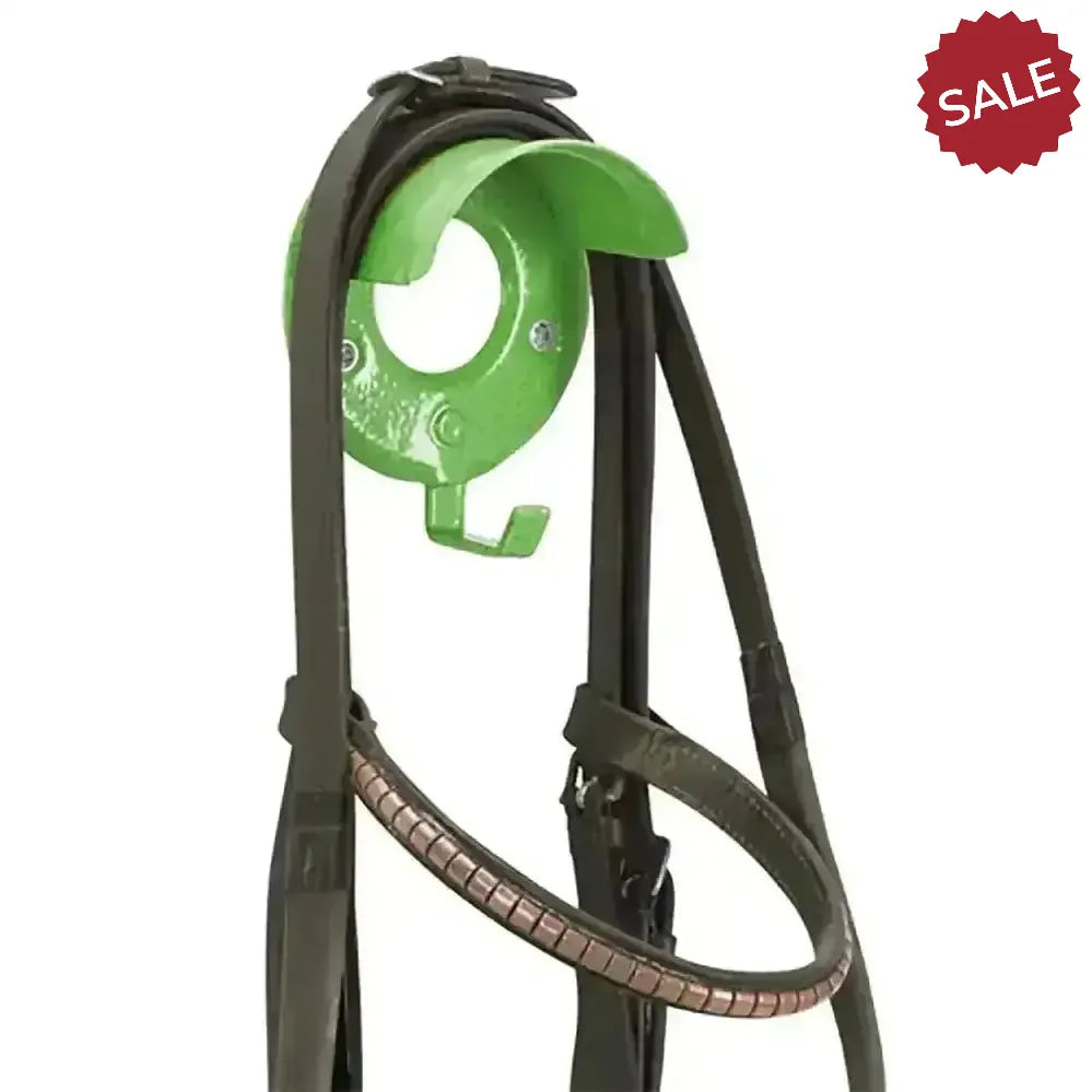 Stubbs Bridle Brackets with Hooks Grey Bridle Hooks