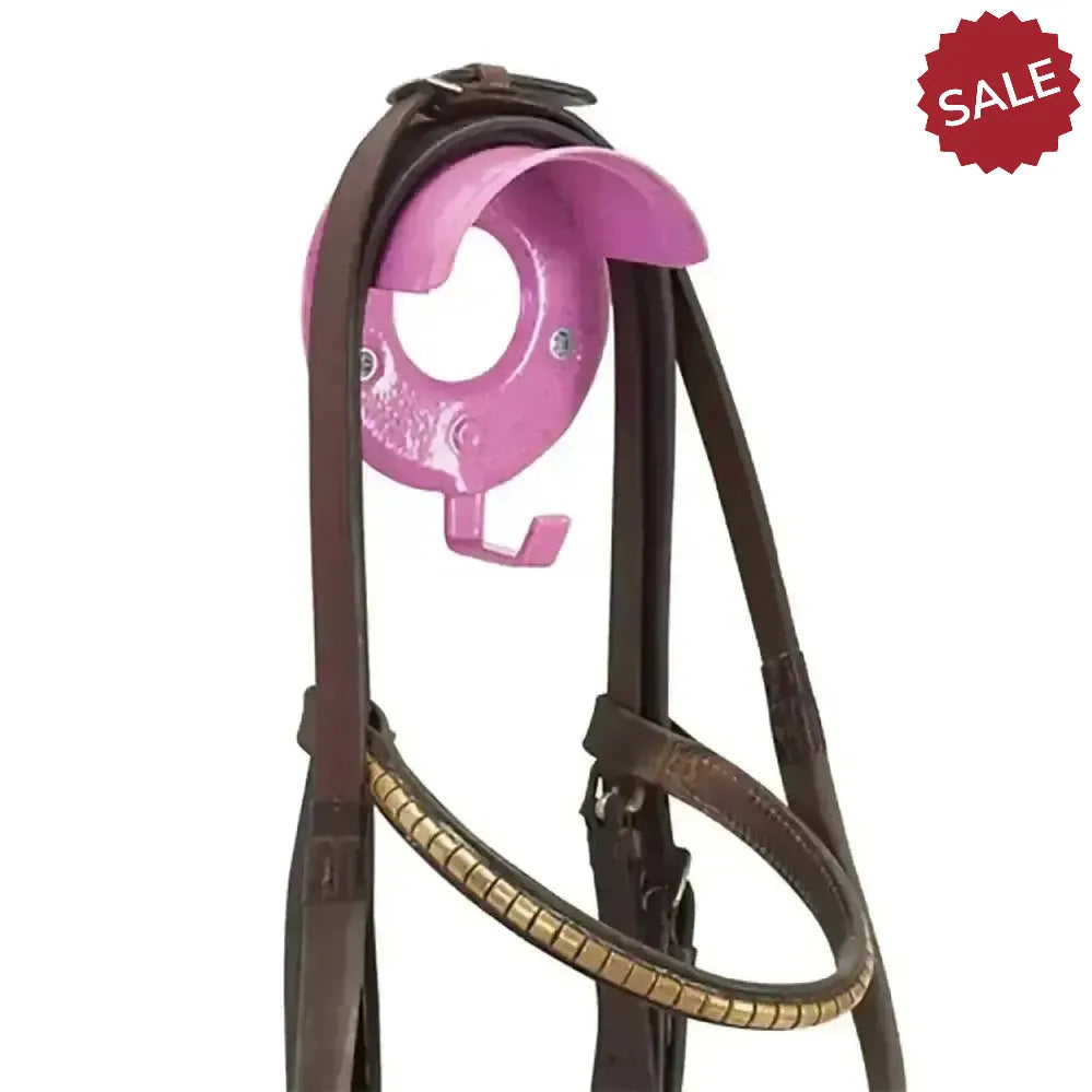 Stubbs Bridle Brackets with Hooks Grey Bridle Hooks